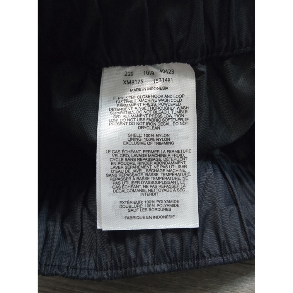 Columbia Pants Men's Medium Black Baggy Wide Leg Nylon Windbreaker Omni-Tech - Picture 8 of 13